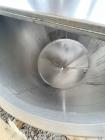 Used Stainless Steel Tank, Approximate 1,300 Gallon, Stainless Steel, Vertical. Approximate 80
