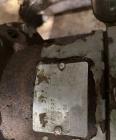 Used Approximate 4000 gallon Stainless Steel Storage Tank With 7.5 HP Centrifugal Pump, V-4782.  Misc. top inlets. Cone bottom with center bottom outlet. Bottom side manway. With 7.5 HP stainless ste...