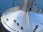 1720 Gallon Jacketed, 316 Stainless Steel Tank with 10HP Mixer.