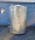 Used 3,400 Gallon Stainless Steel Tank – Sanitary Process Vessel with CIP & Tri-Clamp Connections