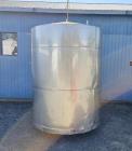 Used 3,400 Gallon Stainless Steel Tank – Sanitary Process Vessel with CIP & Tri-Clamp Connections
