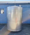 Used 3,400 Gallon Stainless Steel Tank – Sanitary Process Vessel with CIP & Tri-Clamp Connections