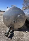 Stainless Steel 1,000 Gallon Agitated Tank