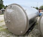 Brew Tank, Approximately 2000 Gallons Capacity, 304 Stainless Steel