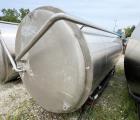 Brew Tank, Approximately 2000 Gallons Capacity, 304 Stainless Steel