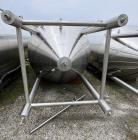 Brew Tank, Approximately 2000 Gallons Capacity, 304 Stainless Steel