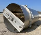 Industrial Single Wall Stainless Steel Mixing Tank with Agitator – ICC NorthWest, 4,224 Gallon Capacity