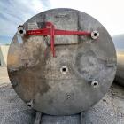 Used – 3,800 Gallon Stainless Steel Vertical Storage Tank – 316 SS, Flat Top, Di