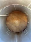 Used – 3,800 Gallon Stainless Steel Vertical Storage Tank – 316 SS, Flat Top, Di