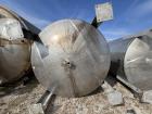 Pre-Owned 3,800 Gallon 316 Stainless Steel Vertical Storage Tank – Flat Top & Di