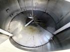 1,250 Gallon 304 Stainless Steel Agitated Mix Tank – Dual Turbine, Baffled, Vertical
