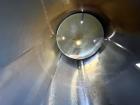 Used 3,200 Gallon Stainless Steel Tank – Vertical Dished Vessel with Multiple Po