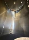 Used 3,200 Gallon Stainless Steel Tank – Vertical Dished Vessel with Multiple Po