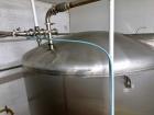 Used 3,500 Gallon Vertical Mixing Tank | 304 Stainless Steel Beverage-Grade Vessel