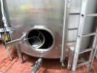 Used 3,500 Gallon Vertical Mixing Tank | 304 Stainless Steel Beverage-Grade Vessel