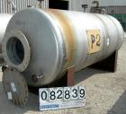 USED: Tank, 1,250 gallon, 304 stainless steel, horizontal. 54