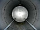 USED: Tank, 1,250 gallon, 304 stainless steel, horizontal. 54