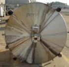 USED: 1000 gallon 304 stainless steel vertical mixing tank. 66