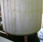 USED: Approximate 1000 gallon stainless steel storage tank. Approximately 55