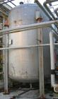 USED: Approximate 5000 gallon stainless steel storage tank. Approximate 8'-6
