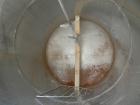USED:  Approx. 1400 gallon tank, 316 stainless steel, vertical.  60