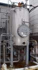 Used- A&B Process Tank, Approximate 1,200 Gallon, 316L Stainless Steel, Vertical. Approximate 60