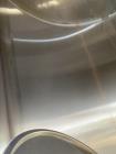 Used A&B Process 1,000 Gallon Sanitary Stainless Steel Vertical Tank | Flat Top | Sloped Bottom | Built 2011