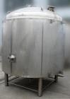 Used-1300-Gallon APV Crepaco Stainless Steel Sanitary Insulated Tank. Vessel maximum working pressure rated 60 psi @ 300 Deg...