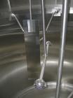 Used APV Crepaco Tank, 1500 Gallon, 304 Stainless Steel, Vertical. 84