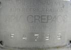 Used- APV Crepaco Tank, 1500 Gallon, 304 Stainless Steel, Vertical. 84