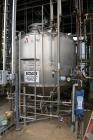 Used APV Crepaco Tank, 1500 Gallon, 304 Stainless Steel, Vertical. Approximate 84