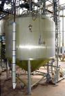 Used APV Crepaco Tank, 1500 Gallon, 304 Stainless Steel, Vertical. Approximate 84
