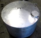 Used Acme Industrial Equipment Tank, 2200 Gallon, 304 Stainless Steel, Vertical. Approximately 104” diameter x 58” straight side, coned top and bottom. Bottom side entering agitator with a 3 blade pr...