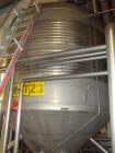 Used Alfa Laval tanks, type ZKH Capacity 13700 liter (3624), 316 stainless steel. Rated for 3 bar (45 PSI) at 20 deg C. (76 deg F). On 3 legs. Serial # 488.