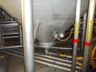 Used Alfa Laval tanks, type ZKH Capacity 13700 liter (3624), 316 stainless steel. Rated for 3 bar (45 PSI) at 20 deg C. (76 deg F). On 3 legs. Serial # 488.