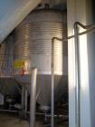 Used Alfa Laval tanks, type ZKH Capacity 13700 liter (3624 gallon), 316 stainless steel. Rated for 3 bar (45 PSI) at 20 deg C. (76 deg F). On 3 legs. Serial # 489.