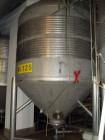 Used Alfa Laval tanks, type ZKH Capacity 13700 liter (3624 gallon), 316 stainless steel. Rated for 3 bar (45 PSI) at 20 deg C. (76 deg F). On 3 legs. Serial # 490.