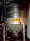 Used Alfa Laval tanks, type ZKH Capacity 13700 liter (3624 gallon), 316 stainless steel. Rated for 3 bar (45 PSI) at 20 deg C. (76 deg F). On 3 legs. Serial # 491.