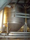 Used Alfa Laval tanks, type ZKH. Capacity 13700 liter (3624), 316 stainless steel. Rated for 3 bar (45 PSI) at 20 deg C. (76 deg F). On 3 legs. Serial # 487.