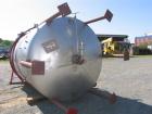 USED: Alloy Craft tank, 2855 gallon, 316 stainless steel. 7'5
