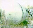 USED:Alloy Fab Inc pressure tank, 304 SS, 4000 gallon, vertical.9' dia x 6'2
