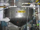 Used Alloy Fab Reactor, 2000 Gallon, 316L Stainless Steel Construction. 7' diameter x 6' straight side, dish top and bottom, rated 50 psi and full vacuum at 400 F internal, 304L stainless steel 1/2 p...