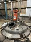 Industrial 2,200 Gallon  316L Stainless Steel Mixing Tank – Half-Pipe Jacket & Axial Agitator