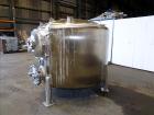 Used Apache Stainless Equipment Tank, 1,010 Gallon, 316L Stainless Steel, Vertical. 76