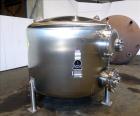 Used Apache Stainless Equipment Tank, 1,010 Gallon, 316L Stainless Steel, Vertical. 76