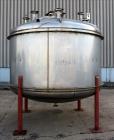Used Apache Stainless Storage Tank, 3000 Gallon, 304 Stainless Steel, Vertical.