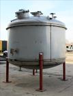 Used Apache Stainless Storage Tank, 3000 Gallon, 304 Stainless Steel, Vertical.