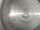 USED:Apache stainless pressure tank, 1000 gallon, 316 stainless steel, vertical. 66