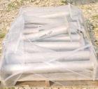 USED:Apache stainless pressure tank, 1000 gallon, 316 stainless steel, vertical. 66