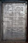 Used Arrow Tank & Engineering Pressure Tank, 1200 Gallons, 304L Stainless Steel, Vertical. Approximate 66” diameter x 75” straight side, dished top and bottom. Internal rated Full Vacuum & 50psi at -...